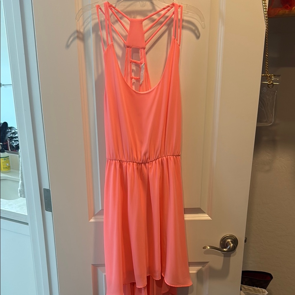 Strappy Pink Dress